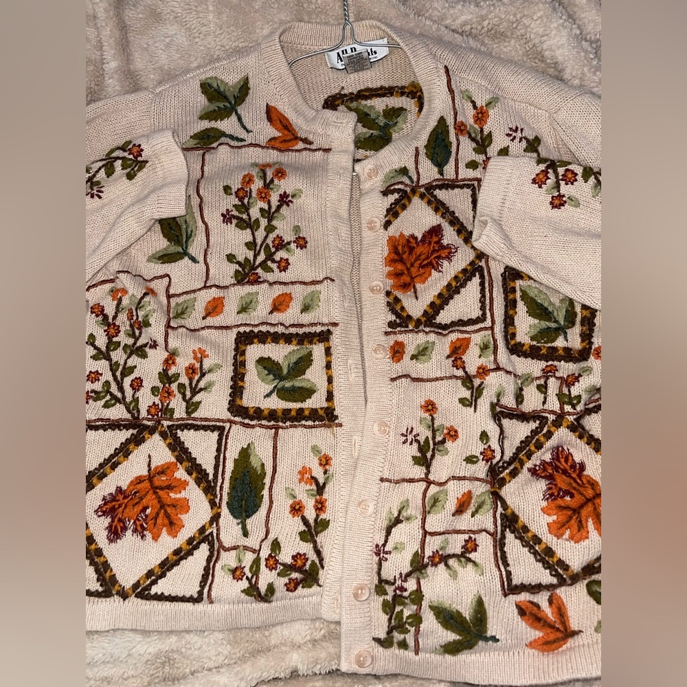 Fall leaf sweater